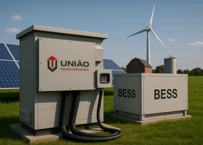 Transformadores Integrados a Sistemas BESS em Fazendas Isoladas