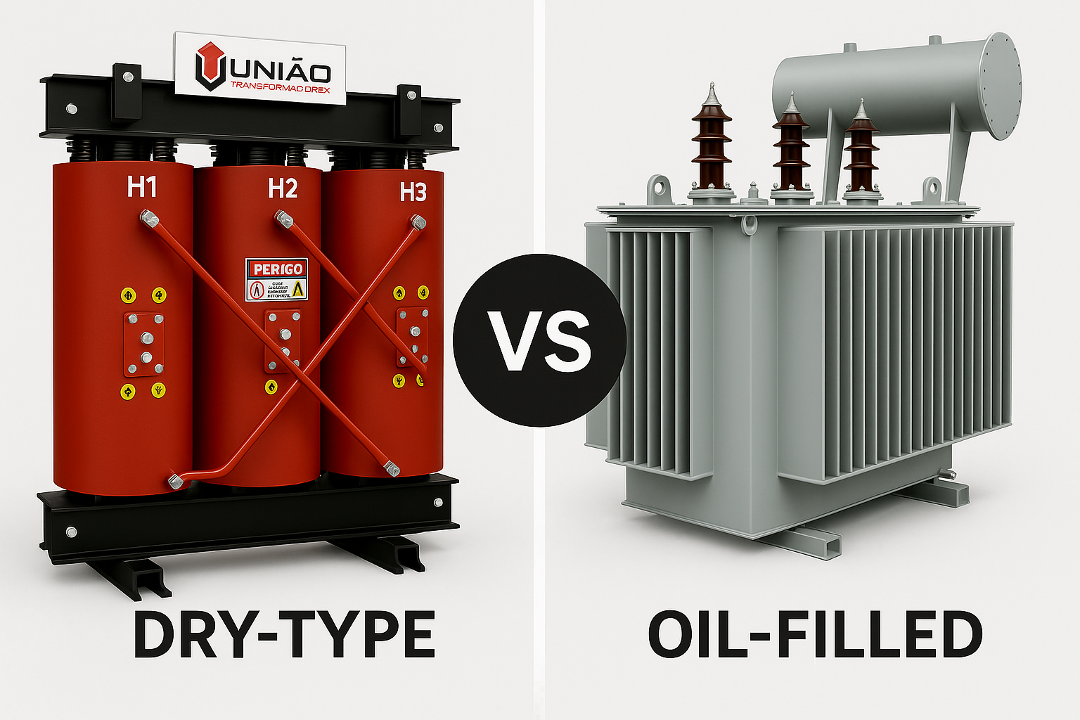 Transformador a Seco vs. Transformador a Óleo: Qual a Melhor Escolha para Segurança, Eficiência e Sustentabilidade?
